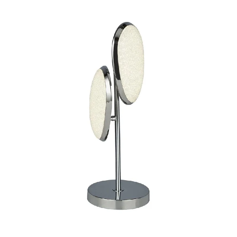 Way Switch Floor Lamp for Multiple Light Intensity LevelsLori 2 Light LED Chrome/Crushed Ice Effect Shade Table Lamp Way Switch Floor Lamp for Multiple Light Intensity LevelsLori 2 Light LED Chrome/Crushed Ice Effect Shade Table Lamp