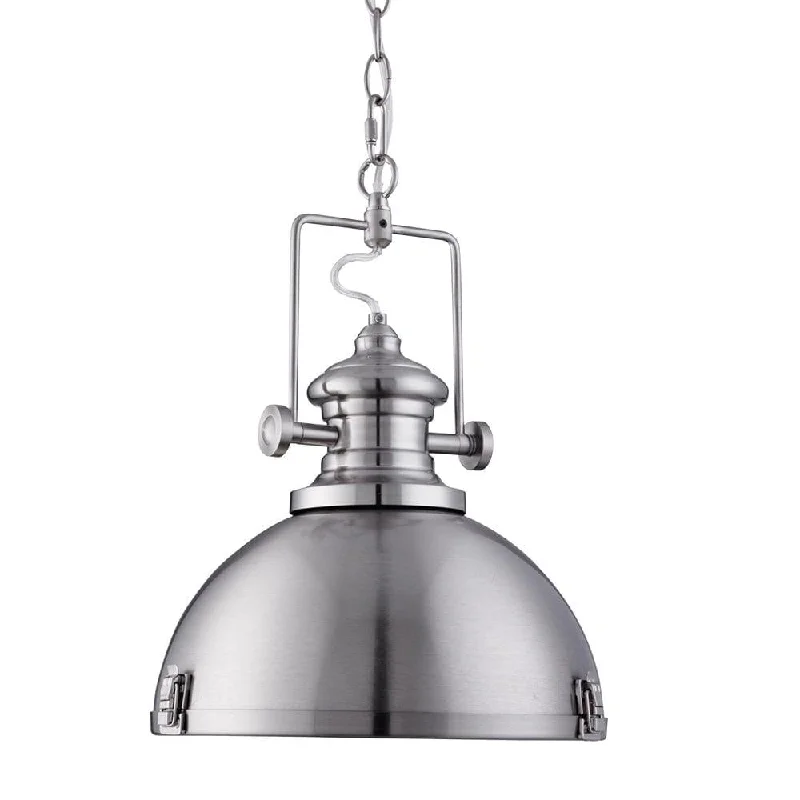 Rustic Farmhouse Style Floor Lamp for Cozy BedroomsLouisiana Industrial 1 Light Satin Silver Ceiling Pendant Rustic Farmhouse Style Floor Lamp for Cozy BedroomsLouisiana Industrial 1 Light Satin Silver Ceiling Pendant