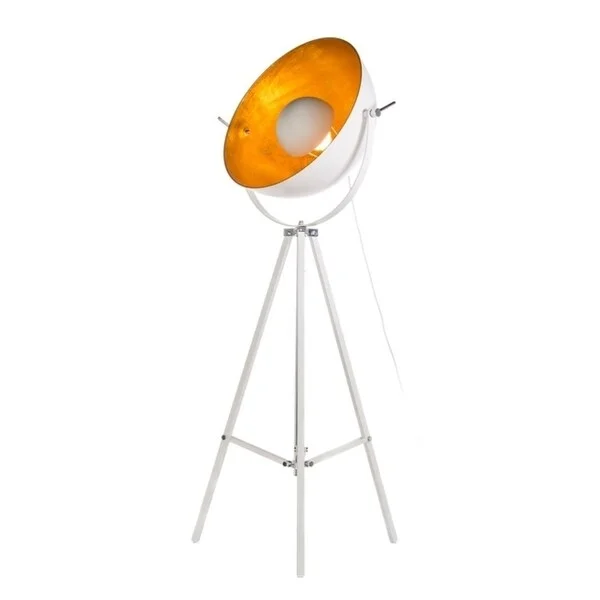 Bohemian Inspired Floor Lamp for Eclectic Home DecorLumenno Mid-Century 1-light White/Gold Tripod Floor Lamp Bohemian Inspired Floor Lamp for Eclectic Home DecorLumenno Mid-Century 1-light White/Gold Tripod Floor Lamp
