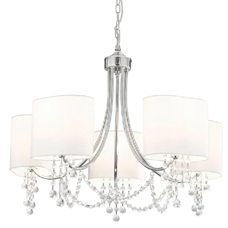 Dimmable Floor Lamp for Adjustable Lighting AmbianceNina 5 Light Chrome & Crystal Pendant Ceiling Light - White Shades Dimmable Floor Lamp for Adjustable Lighting AmbianceNina 5 Light Chrome & Crystal Pendant Ceiling Light - White Shades