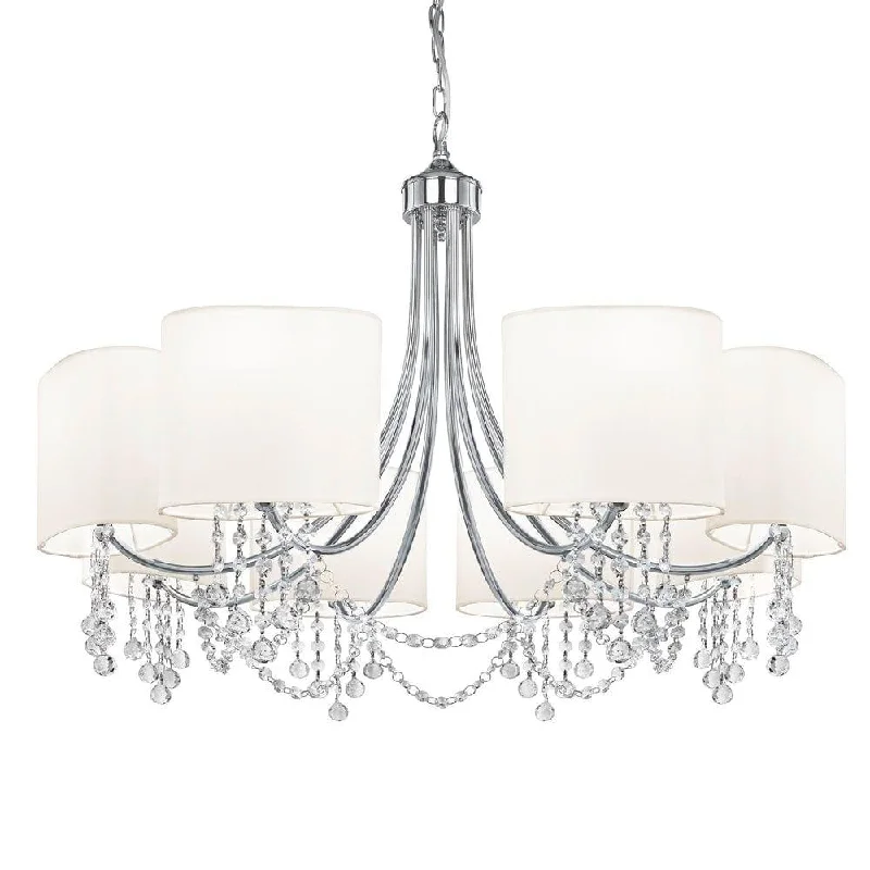 Wood Floor Lamp with Natural Grain for a Warm and Organic FeelNina 8 Light Chrome & Crystal Pendant Ceiling Light - White Shades Wood Floor Lamp with Natural Grain for a Warm and Organic FeelNina 8 Light Chrome & Crystal Pendant Ceiling Light - White Shades