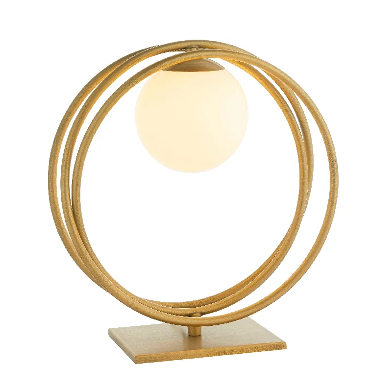 Metal Floor Lamp with a Matte Black Finish for a Sleek LookNorfolk Gold & Opal Glass Shade Table Lamp
