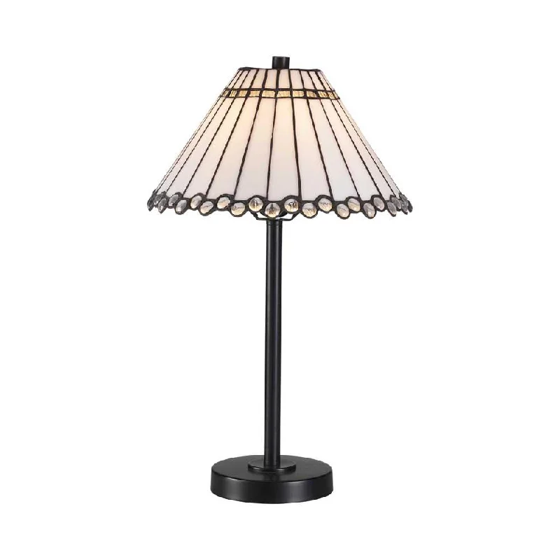 Modern Minimalist Floor Lamp for Contemporary Living RoomsOaks Fabien 12" Bedside Table Lamp