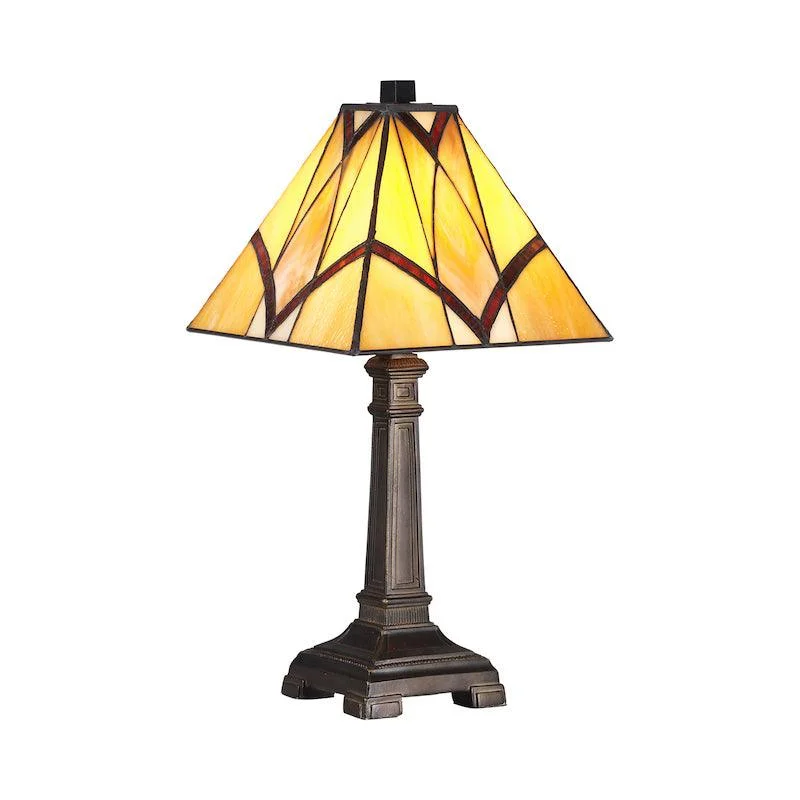 Modern Minimalist Floor Lamp for Contemporary Living RoomsOaks Portia Small Tiffany Table Lamp