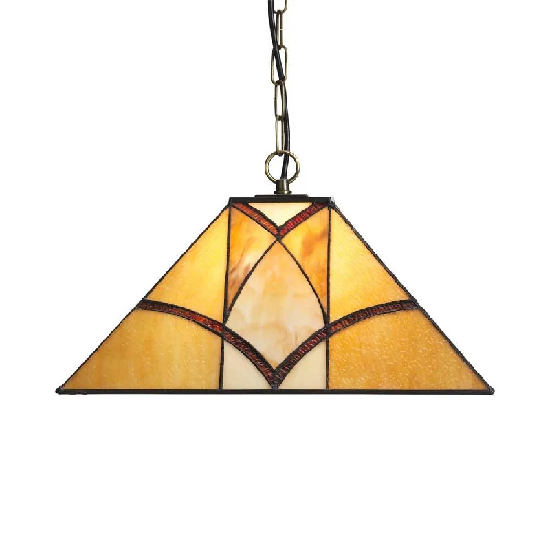 Smart Floor Lamp with Voice Control and Bluetooth ConnectivityOaks Portia Tiffany Ceiling Light - Single Bulb Fitting