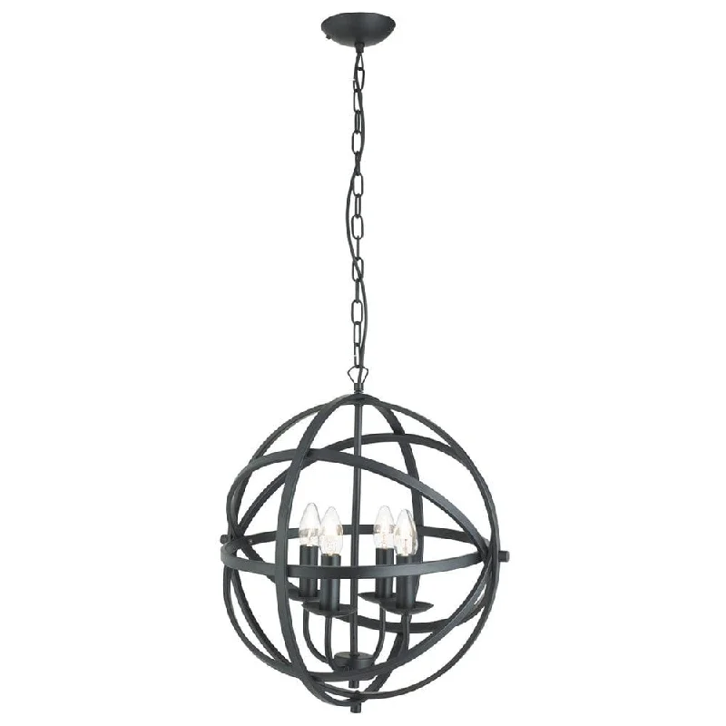 Bohemian Inspired Floor Lamp for Eclectic Home DecorOrbit 4 Light Cage Frame Orb Black Ceiling Pendant Bohemian Inspired Floor Lamp for Eclectic Home DecorOrbit 4 Light Cage Frame Orb Black Ceiling Pendant