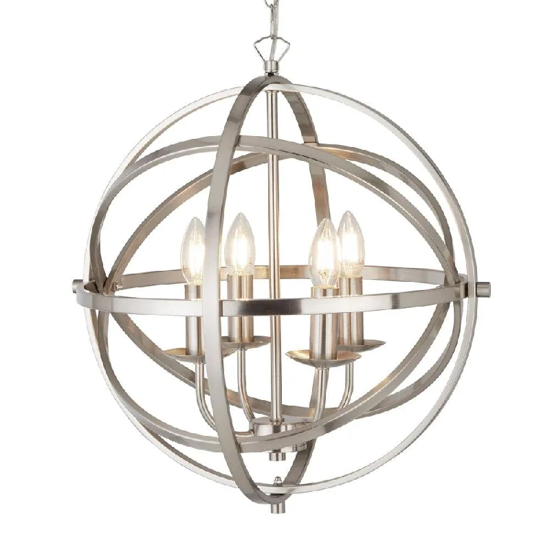 Victorian Style Floor Lamp for Traditional and Elegant InteriorsOrbit 4 Light Cage Frame Orb Silver Pendant Searchlight Victorian Style Floor Lamp for Traditional and Elegant InteriorsOrbit 4 Light Cage Frame Orb Silver Pendant Searchlight