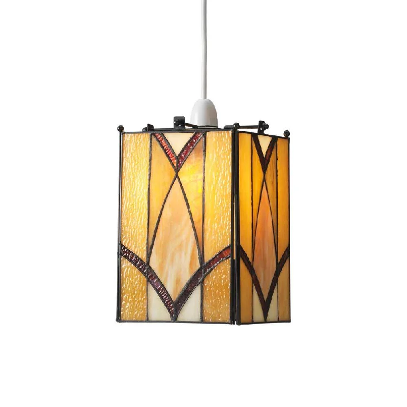 Adjustable Height Floor Lamp for Versatile Lighting NeedsPortia Tiffany Easy Fit Pendant