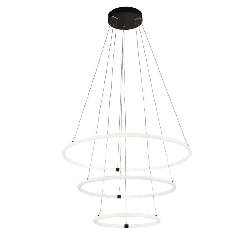 Glass Floor Lamp with Frosted Shades for Soft Diffused LightRevolve 3 Light LED Opal Tubed Ring Pendant Searchlight