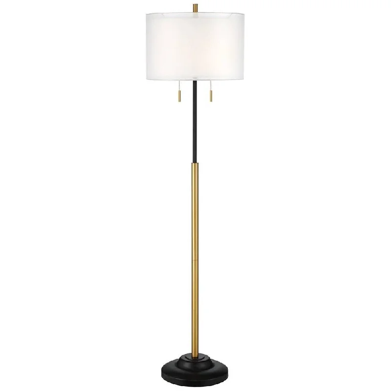Marble Base Floor Lamp for a Touch of LuxuryRoxie Modern Floor Lamp 65 1/2" Tall Gold Black Metal for Living Room - 17" x 65" Marble Base Floor Lamp for a Touch of LuxuryRoxie Modern Floor Lamp 65 1/2" Tall Gold Black Metal for Living Room - 17" x 65"