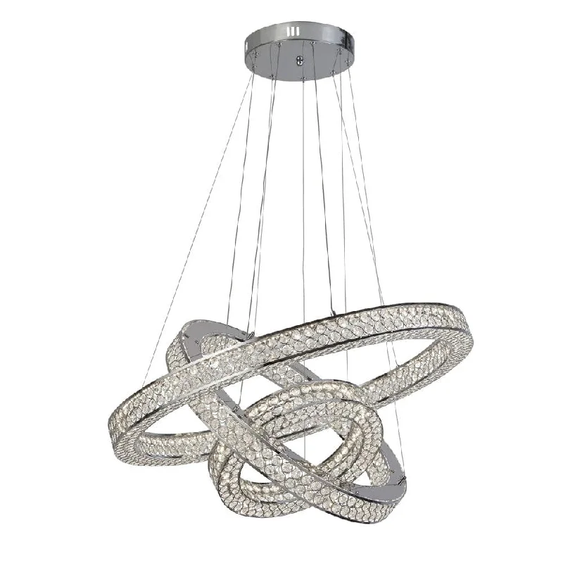 Victorian Style Floor Lamp for Traditional and Elegant InteriorsSearchlight Bands 3 Light LED Chrome Ceiling Pendant