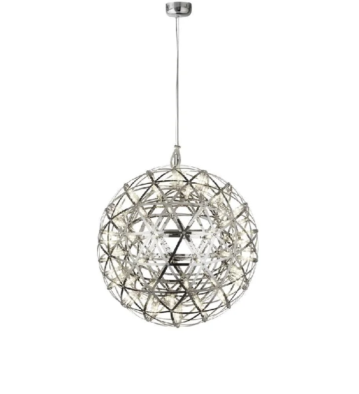 Marble Base Floor Lamp for a Touch of LuxurySearchlight Galaxy Chrome LED Metal Ball Pendant - 40cm