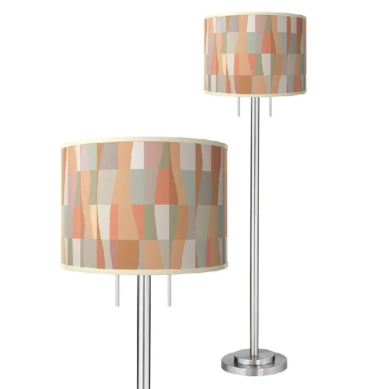 Metal Floor Lamp with a Matte Black Finish for a Sleek LookSedona Brushed Nickel Garth Floor Lamp - 13" x 62" Metal Floor Lamp with a Matte Black Finish for a Sleek LookSedona Brushed Nickel Garth Floor Lamp - 13" x 62"