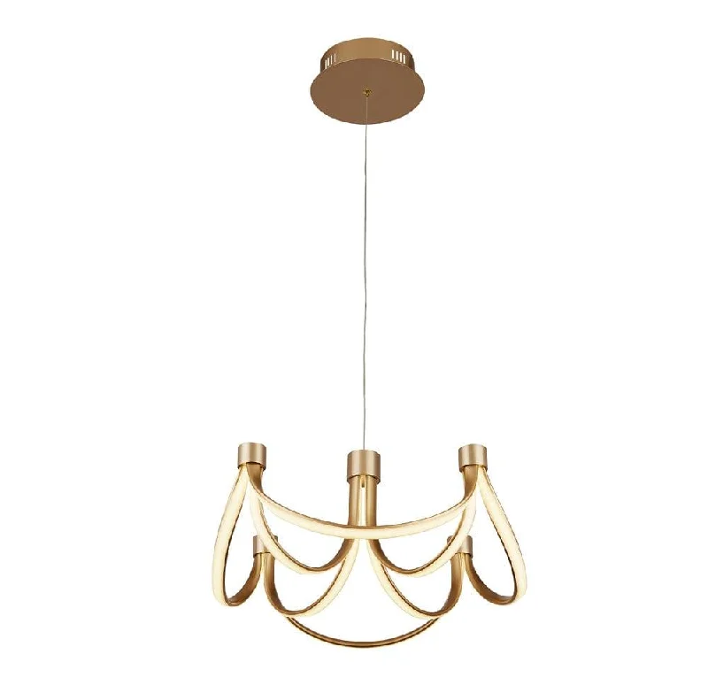  Way Switch Floor Lamp for Multiple Light Intensity LevelsSignature 8 Arm LED Gold Semi-Flush/Pendant Ceiling Light