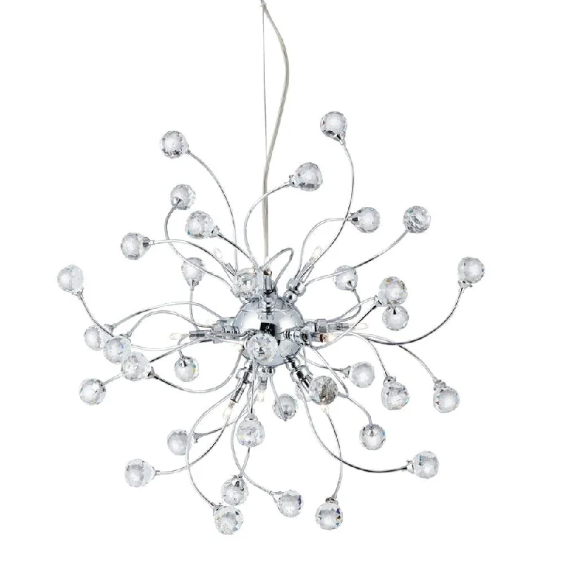 Smart Floor Lamp with Voice Control and Bluetooth ConnectivitySonja 12 Light Chrome & Crystal Ball Ceiling Pendant Smart Floor Lamp with Voice Control and Bluetooth ConnectivitySonja 12 Light Chrome & Crystal Ball Ceiling Pendant