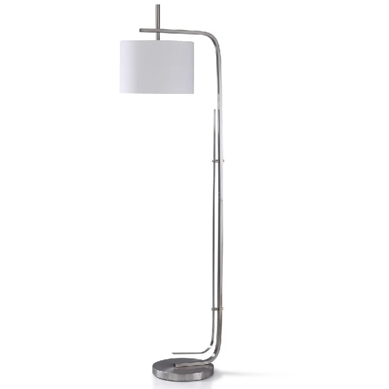 Dimmable Floor Lamp for Adjustable Lighting AmbianceStyleCraft Bennett Chrome Metal Floor Lamp Dimmable Floor Lamp for Adjustable Lighting AmbianceStyleCraft Bennett Chrome Metal Floor Lamp