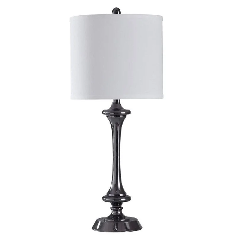 Modern Minimalist Floor Lamp for Contemporary Living RoomsStyleCraft Black Nickel Table Lamp - 29 inches Modern Minimalist Floor Lamp for Contemporary Living RoomsStyleCraft Black Nickel Table Lamp - 29 inches
