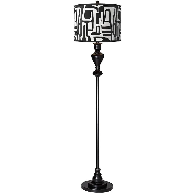 Marble Base Floor Lamp for a Touch of LuxuryTempo Black Bronze Floor Lamp - 13" x 58" Marble Base Floor Lamp for a Touch of LuxuryTempo Black Bronze Floor Lamp - 13" x 58"
