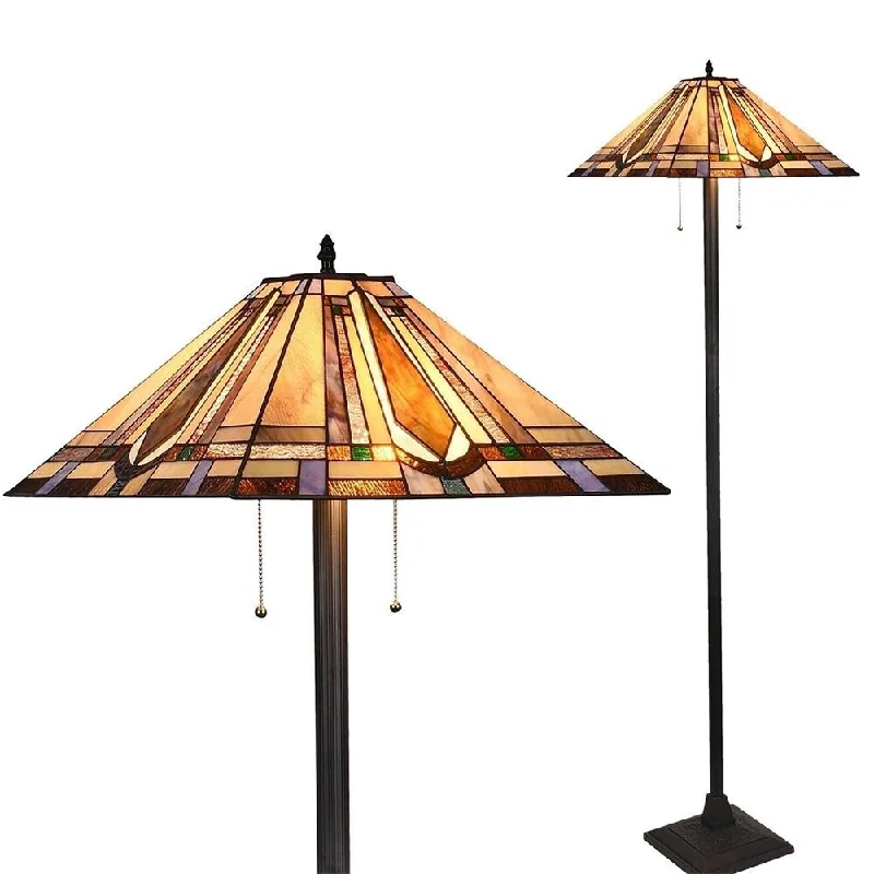 Fabric Floor Lamp with a Linen Shade for a Relaxed AestheticTiffany Mission Floor Lamp Tall Vintage Stained Glass Light Fixture - 16" x 65" Fabric Floor Lamp with a Linen Shade for a Relaxed AestheticTiffany Mission Floor Lamp Tall Vintage Stained Glass Light Fixture - 16" x 65"