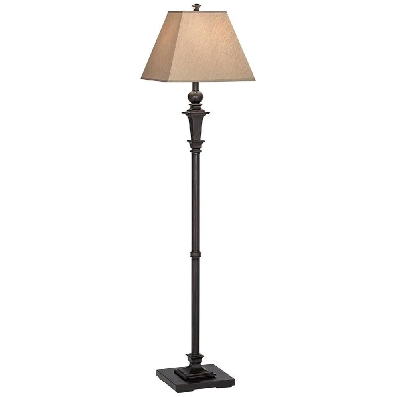 Dimmable Floor Lamp for Adjustable Lighting AmbianceTraditional Floor Lamp Italian Bronze Square Shade For Living Room - 14" x 59" Dimmable Floor Lamp for Adjustable Lighting AmbianceTraditional Floor Lamp Italian Bronze Square Shade For Living Room - 14" x 59"