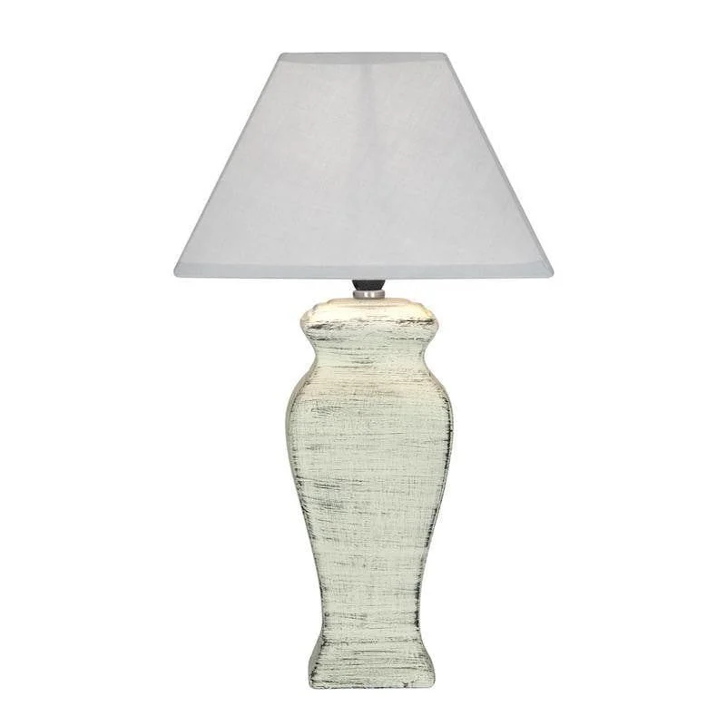 Bohemian Inspired Floor Lamp for Eclectic Home DecorOaks Lighting Tun Soft Grey Table Lamp