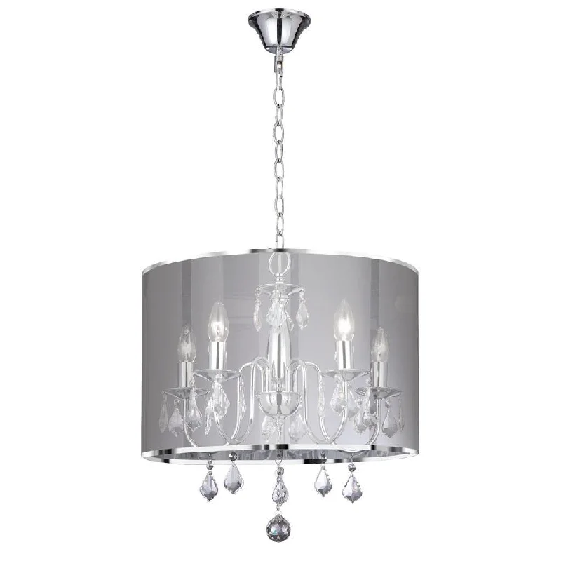 USB Charging Port Floor Lamp for Convenient Device ChargingVenetian 5 Light Chrome Ceiling Pendant - Silver Shade USB Charging Port Floor Lamp for Convenient Device ChargingVenetian 5 Light Chrome Ceiling Pendant - Silver Shade