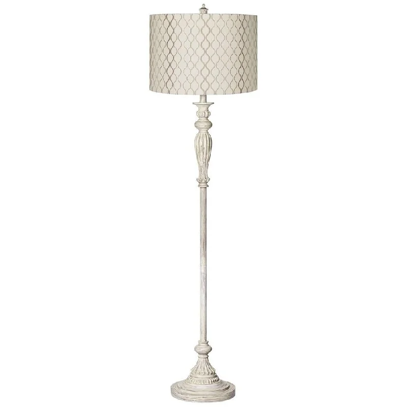 Marble Base Floor Lamp for a Touch of LuxuryVintage Floor Lamp 60" Tall Antique Embroidered Hourglass Drum Shade - 16" x 60" Marble Base Floor Lamp for a Touch of LuxuryVintage Floor Lamp 60" Tall Antique Embroidered Hourglass Drum Shade - 16" x 60"