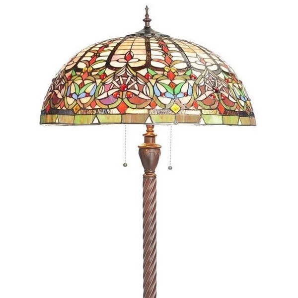 Wood Floor Lamp with Natural Grain for a Warm and Organic FeelWatusi 3-light Bronze Art Glass Floor Lamp Wood Floor Lamp with Natural Grain for a Warm and Organic FeelWatusi 3-light Bronze Art Glass Floor Lamp