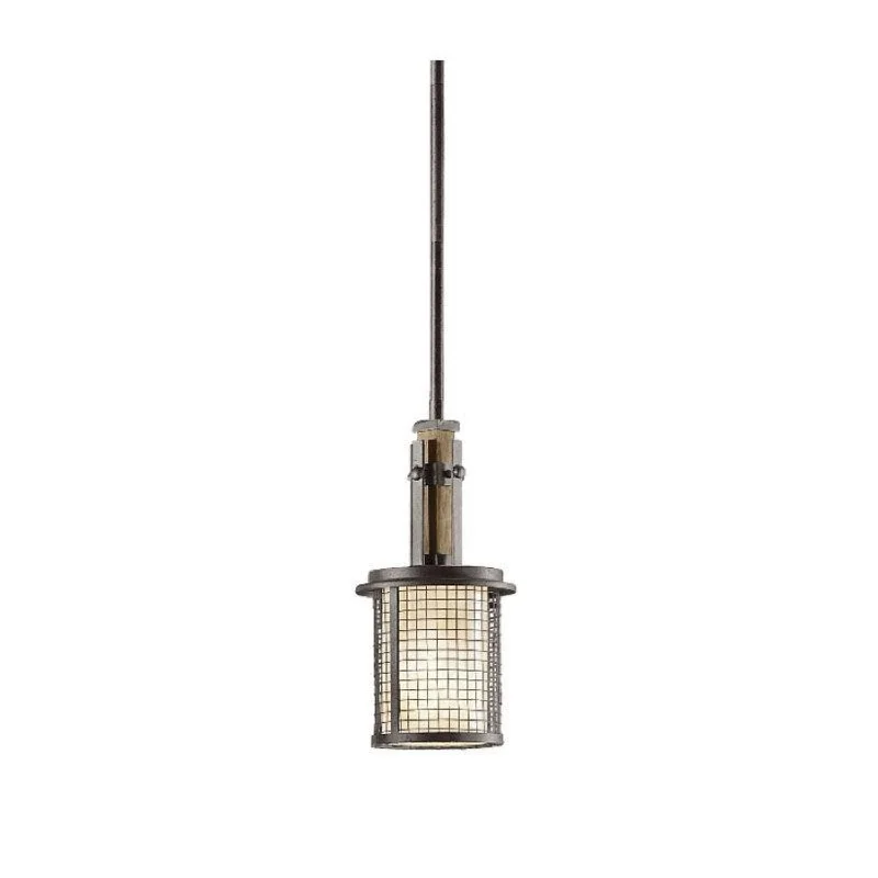 Metal Ceiling Lights in Brass, Copper, Stainless Steel, and IronAhrendale Mini Pendant E27 in Anvil Iron Elstead Lighting - ELS.KL-AHRENDALE-MP