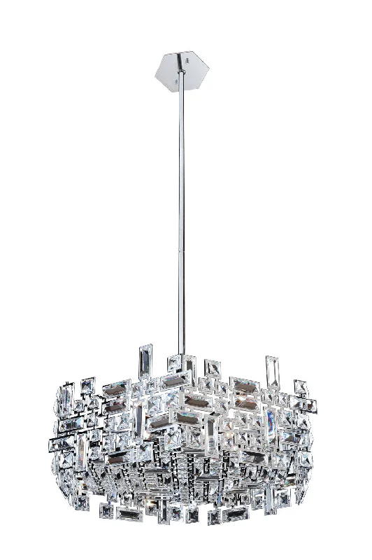 Art Nouveau Ceiling Lights with Organic, Flowing ShapesSix Light Pendant