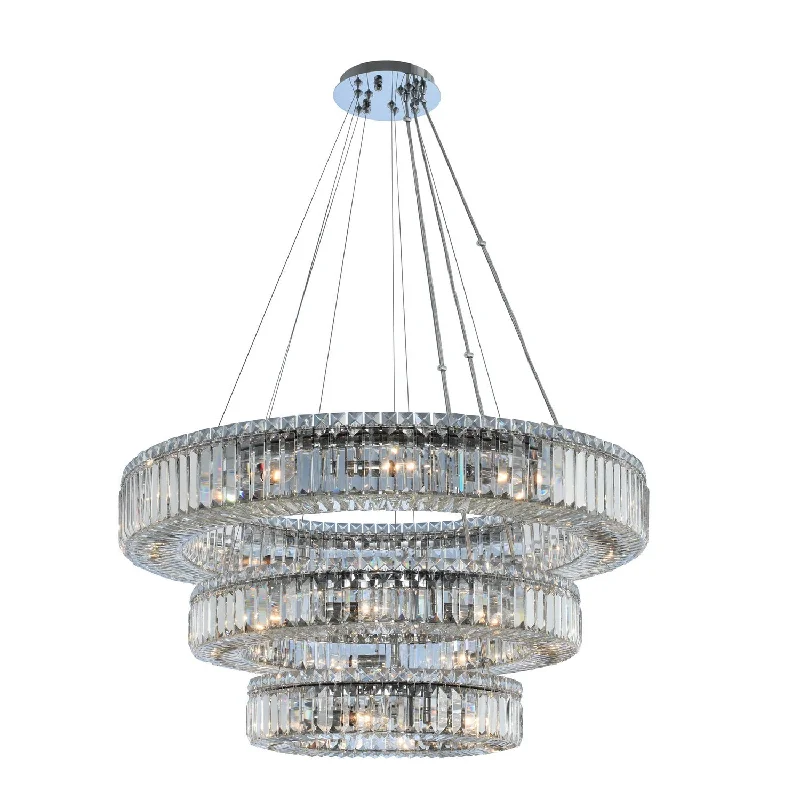 Bohemian Ceiling Lights with Beads, Tassels, and Colorful Glass27 Light Pendant