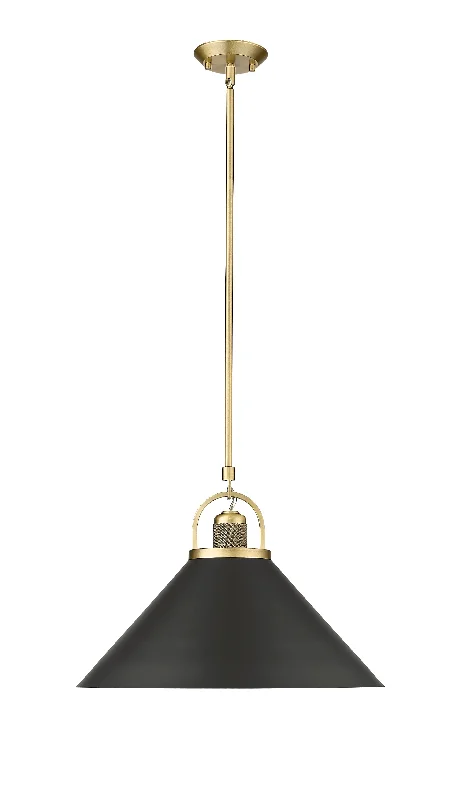 Mid - Century Modern Ceiling Lights with Simple, Sleek LinesArtistan Pendant - Vintage Brass / Matte Black - 13.1in. Diameter - E26 Medium Base Mid - Century Modern Ceiling Lights with Simple, Sleek LinesArtistan Pendant - Vintage Brass / Matte Black - 13.1in. Diameter - E26 Medium Base