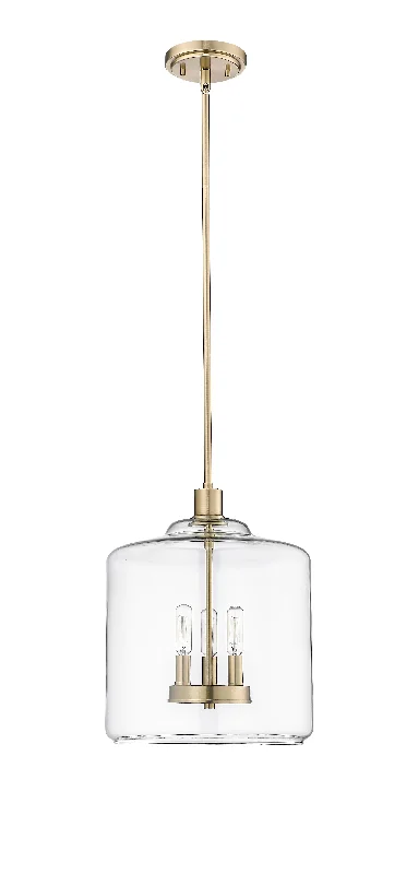 Retro Ceiling Lights Inspired by the 1950s and 1960s DesignAsheville Pendant - Modern Gold - Clear Glass - 12in. Diameter - E12 Candelabra Base Retro Ceiling Lights Inspired by the 1950s and 1960s DesignAsheville Pendant - Modern Gold - Clear Glass - 12in. Diameter - E12 Candelabra Base