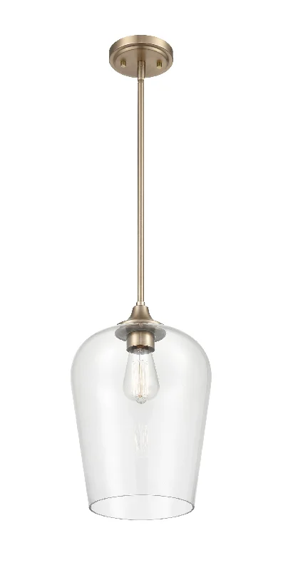 Victorian - Inspired Ceiling Lights with Ornate Crystal ChandeliersAshford Mini-Pendant - Modern Gold - Clear Glass - 10in. Diameter - E26 Medium Base Victorian - Inspired Ceiling Lights with Ornate Crystal ChandeliersAshford Mini-Pendant - Modern Gold - Clear Glass - 10in. Diameter - E26 Medium Base