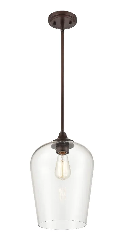 Japanese - Inspired Ceiling Lights with Shoji - Screen - like DiffusersAshford Mini-Pendant - Rubbed Bronze - Clear Glass - 10in. Diameter - E26 Medium Base Japanese - Inspired Ceiling Lights with Shoji - Screen - like DiffusersAshford Mini-Pendant - Rubbed Bronze - Clear Glass - 10in. Diameter - E26 Medium Base
