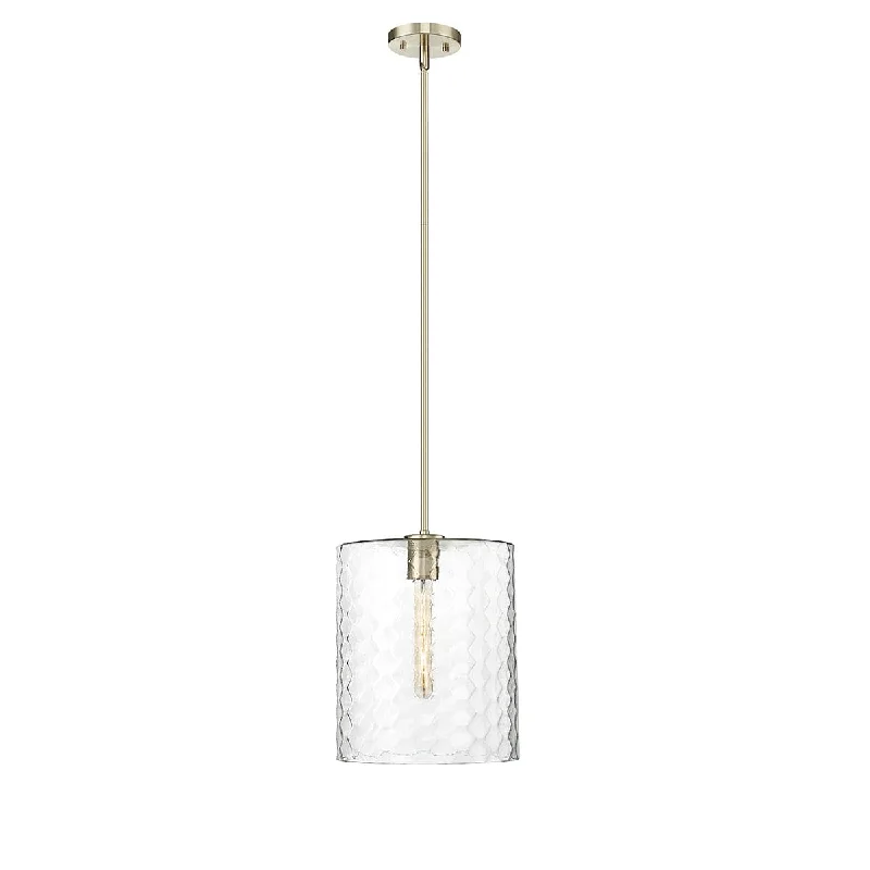 Victorian - Inspired Ceiling Lights with Ornate Crystal ChandeliersAshli Pendant - Modern Gold - Clear Honeycomb Glass - 12in. Diameter - E26 Medium Base Victorian - Inspired Ceiling Lights with Ornate Crystal ChandeliersAshli Pendant - Modern Gold - Clear Honeycomb Glass - 12in. Diameter - E26 Medium Base