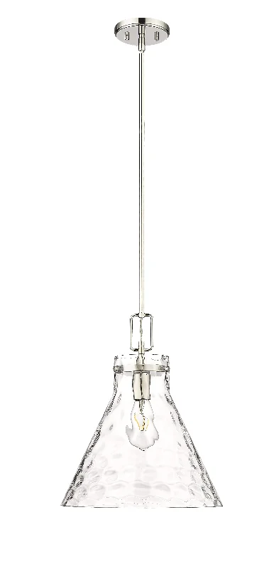Bohemian Ceiling Lights with Beads, Tassels, and Colorful GlassBarlon Pendant - Polished Nickel - Clear Water Glass - 14in. Diameter - E26 Medium Base Bohemian Ceiling Lights with Beads, Tassels, and Colorful GlassBarlon Pendant - Polished Nickel - Clear Water Glass - 14in. Diameter - E26 Medium Base