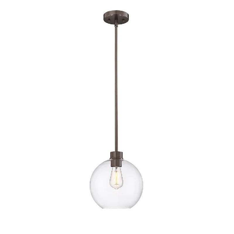 Mid - Century Modern Ceiling Lights with Simple, Sleek LinesBasin Outdoor Hanging Lantern - Powder Coat Bronze - Clear Glass - 11in. Diameter - E26 Medium Base Mid - Century Modern Ceiling Lights with Simple, Sleek LinesBasin Outdoor Hanging Lantern - Powder Coat Bronze - Clear Glass - 11in. Diameter - E26 Medium Base