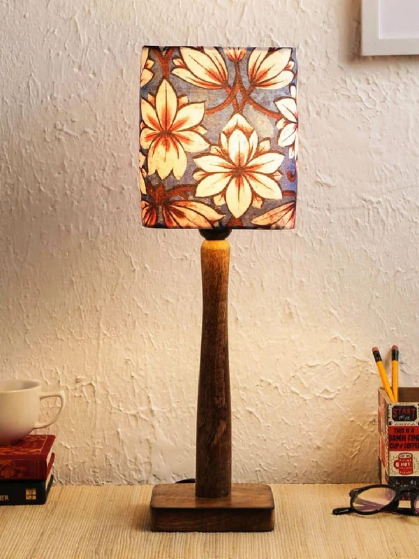 industrial style table lamps with exposed bulbs for loft apartmentsBlue Flowers Wooden Lamp industrial style table lamps with exposed bulbs for loft apartmentsBlue Flowers Wooden Lamp