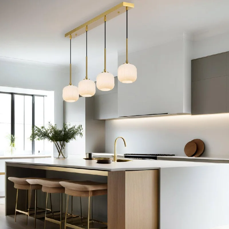 Retro Ceiling Lights Inspired by the 1950s and 1960s DesignBobo Bar LED Pendant Light 4Lt in Antique Gold/Opal Matt or Black/Smoke Retro Ceiling Lights Inspired by the 1950s and 1960s DesignBobo Bar LED Pendant Light 4Lt in Antique Gold/Opal Matt or Black/Smoke