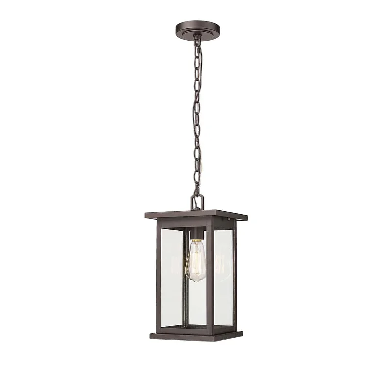 Retro Ceiling Lights Inspired by the 1950s and 1960s DesignBowton Outdoor Hanging Lantern - Powder Coat Bronze - Clear Glass - 7.5in. Diameter - E26 Medium Base Retro Ceiling Lights Inspired by the 1950s and 1960s DesignBowton Outdoor Hanging Lantern - Powder Coat Bronze - Clear Glass - 7.5in. Diameter - E26 Medium Base