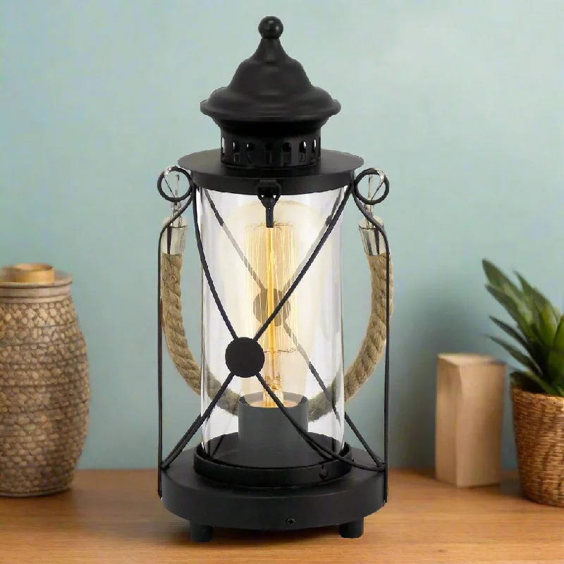 modern minimalist table lamps for contemporary living roomsBradford Vintage Table Lamp with Rope and Switch in Black modern minimalist table lamps for contemporary living roomsBradford Vintage Table Lamp with Rope and Switch in Black