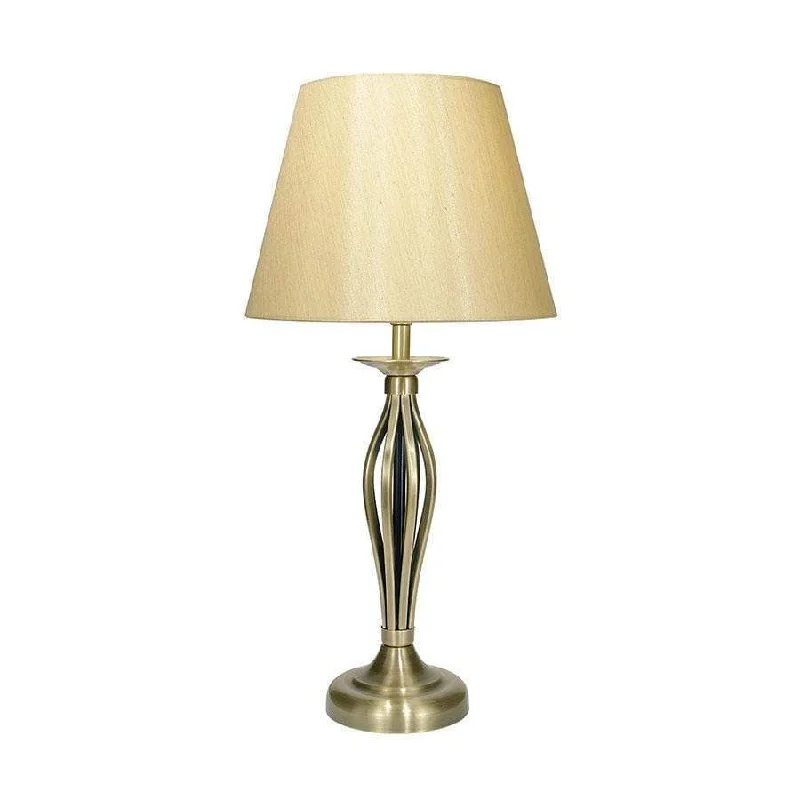 industrial style table lamps with exposed bulbs for loft apartmentsMalaga Table Lamp Antique Brass Complete Gold Shade industrial style table lamps with exposed bulbs for loft apartmentsMalaga Table Lamp Antique Brass Complete Gold Shade