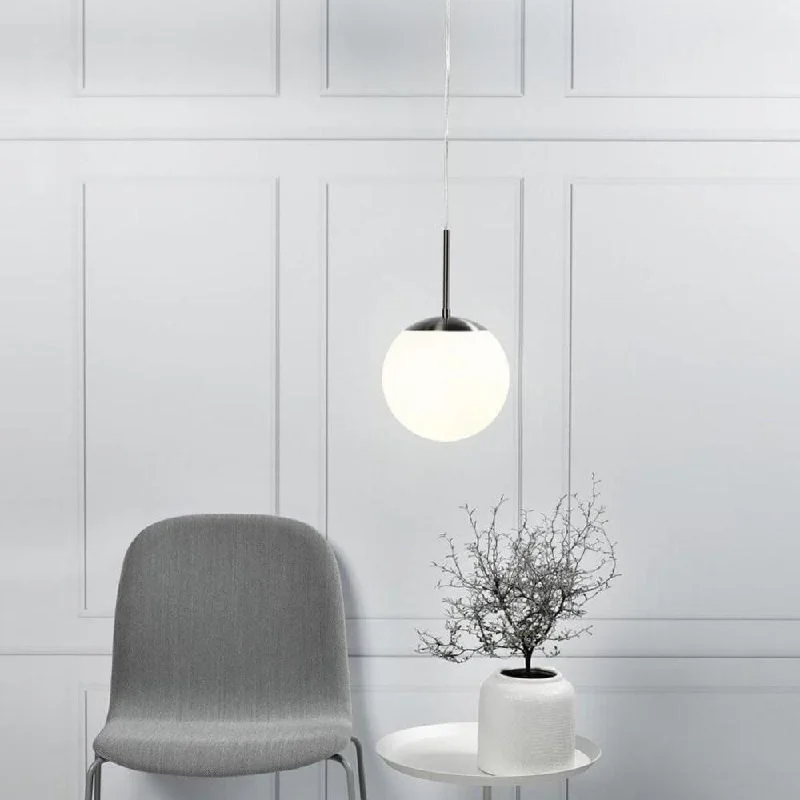 Modern Minimalist Ceiling Lights for Contemporary InteriorsCafe 15 Pendant Light Small E27 in Opal White Modern Minimalist Ceiling Lights for Contemporary InteriorsCafe 15 Pendant Light Small E27 in Opal White