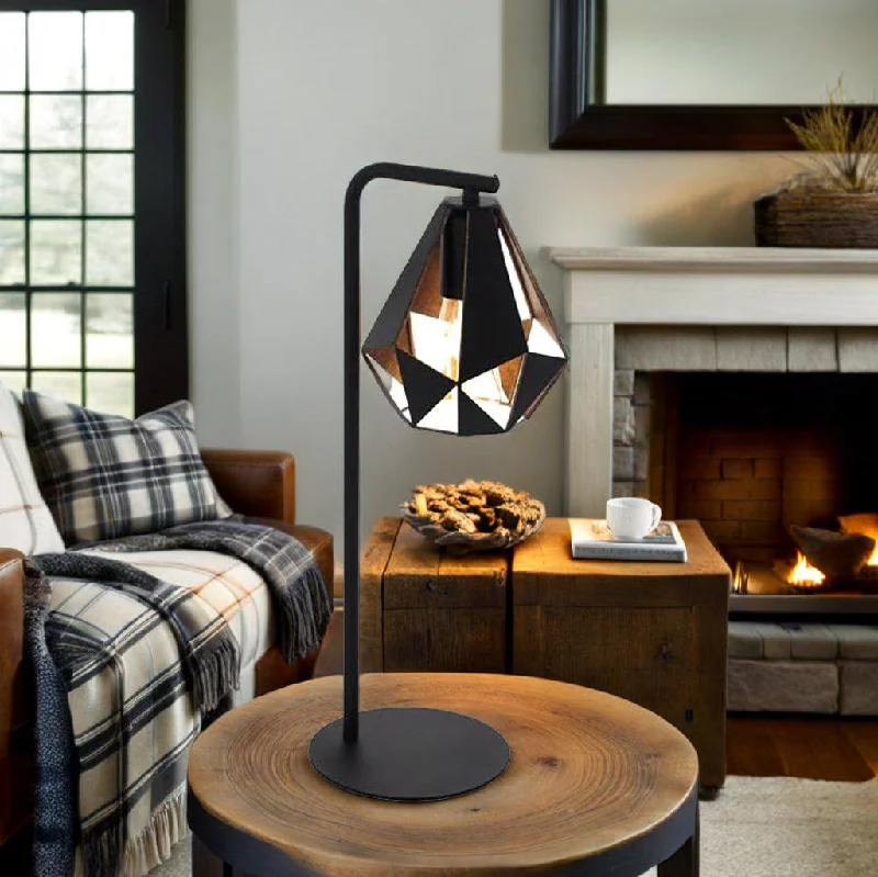 modern minimalist table lamps for contemporary living roomsCarlton 4 Table Lamp in Black and Copper modern minimalist table lamps for contemporary living roomsCarlton 4 Table Lamp in Black and Copper