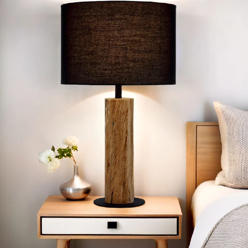 rustic farmhouse table lamps for cozy kitchensChad Table Lamp Wood/Black CHAD TL-WDBK Telbix Lighting rustic farmhouse table lamps for cozy kitchensChad Table Lamp Wood/Black CHAD TL-WDBK Telbix Lighting