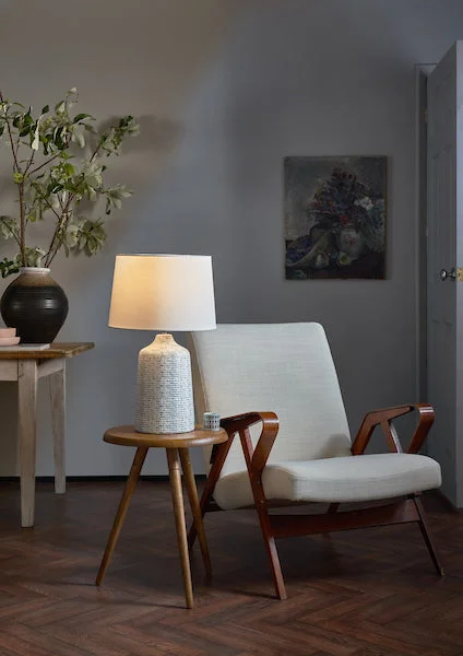 art deco table lamps with geometric shapes for a retro touchDar Vondra Table Lamp White and Grey with Linen Shade art deco table lamps with geometric shapes for a retro touchDar Vondra Table Lamp White and Grey with Linen Shade