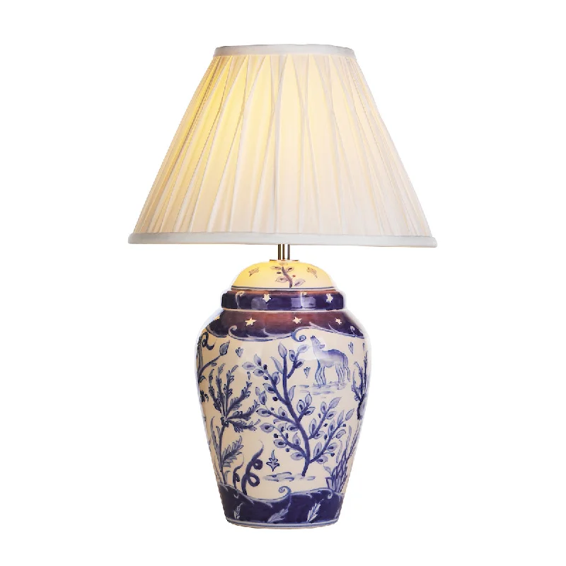bohemian table lamps with colorful patterns for eclectic bedroomsDavid Hunt Devana Ceramic Table Lamp Blue Print With Shade bohemian table lamps with colorful patterns for eclectic bedroomsDavid Hunt Devana Ceramic Table Lamp Blue Print With Shade