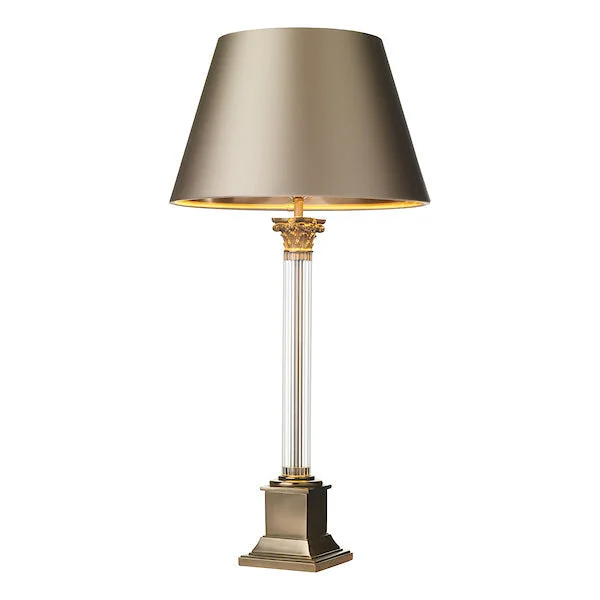 crystal table lamps with dazzling prisms for a glamorous effectDavid Hunt Imperial Large Table Lamp Base Bronze & Glass crystal table lamps with dazzling prisms for a glamorous effectDavid Hunt Imperial Large Table Lamp Base Bronze & Glass