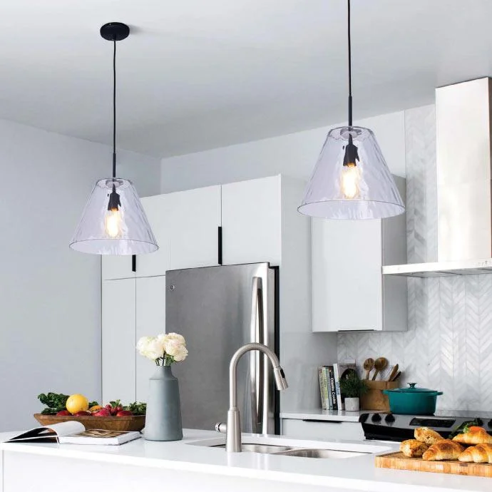 Mediterranean - Style Ceiling Lights with Terra - Cotta and Ceramic DetailsEmmeline Pendant Light in Black Eurotech - VP361-BLK Mediterranean - Style Ceiling Lights with Terra - Cotta and Ceramic DetailsEmmeline Pendant Light in Black Eurotech - VP361-BLK